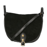 Brigitta Borsa a tracolla da donna Vera pelle 10026-NERO Gave Lux