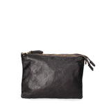 Lucca Borsa a tracolla da donna Vera pelle 1001-D28 NERO Gave Lux