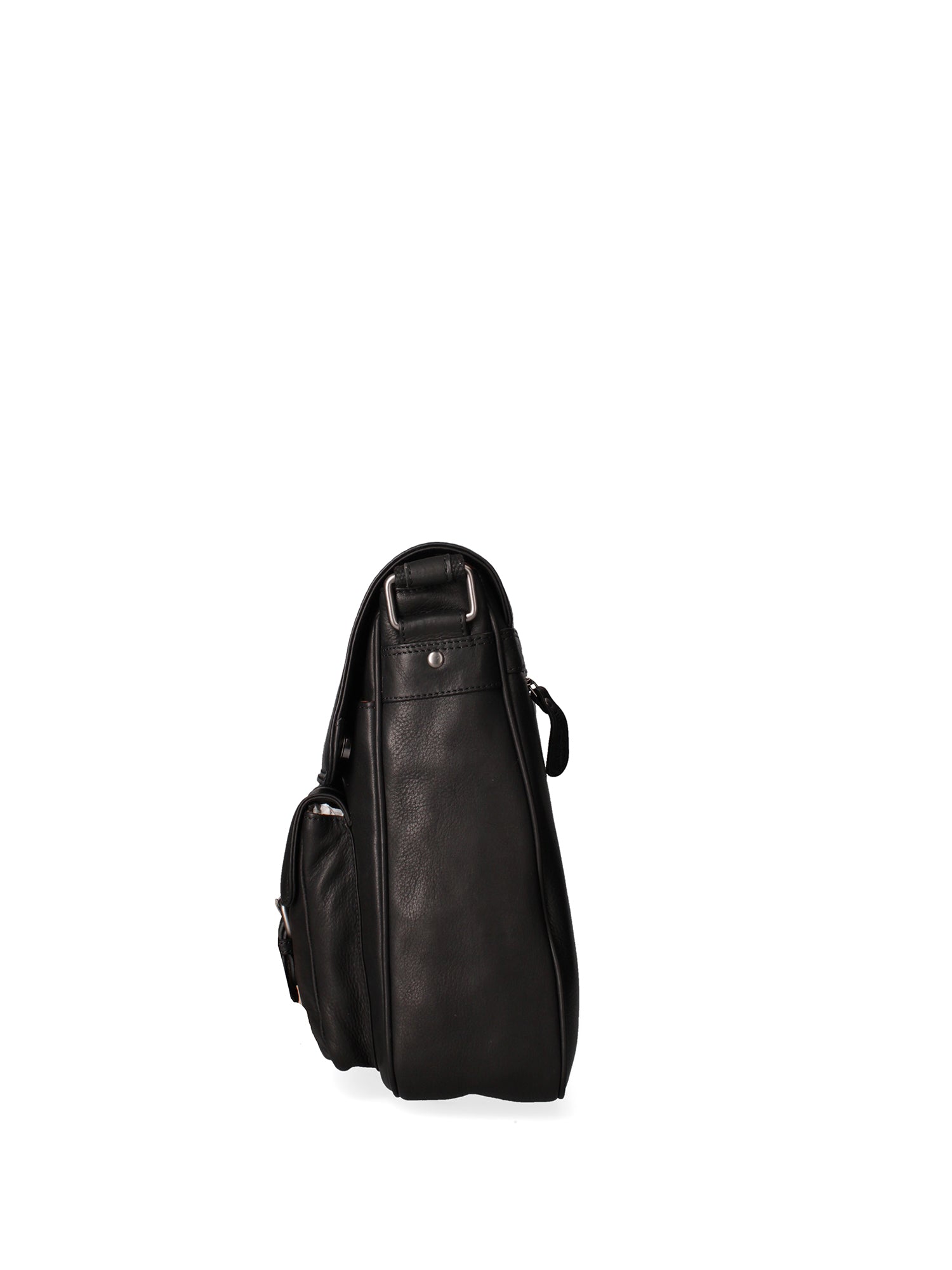 Borsa a tracolla da uomo 100% vera pelle HILB-3173-NERO Hill Burry