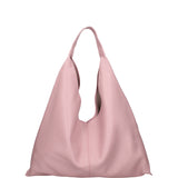 Women's Genuine Leather Hobo Bag Made in Italy 46x30x12 cm