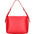 Borsa a spalla da donna Misto pelle e tessuto 07157-D58 ROSSO FUOCO Roberta Rossi