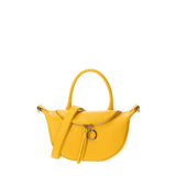 Mae Borsa a mano da donna Vera pelle 07142-D04 GIALLO Viola Castellani
