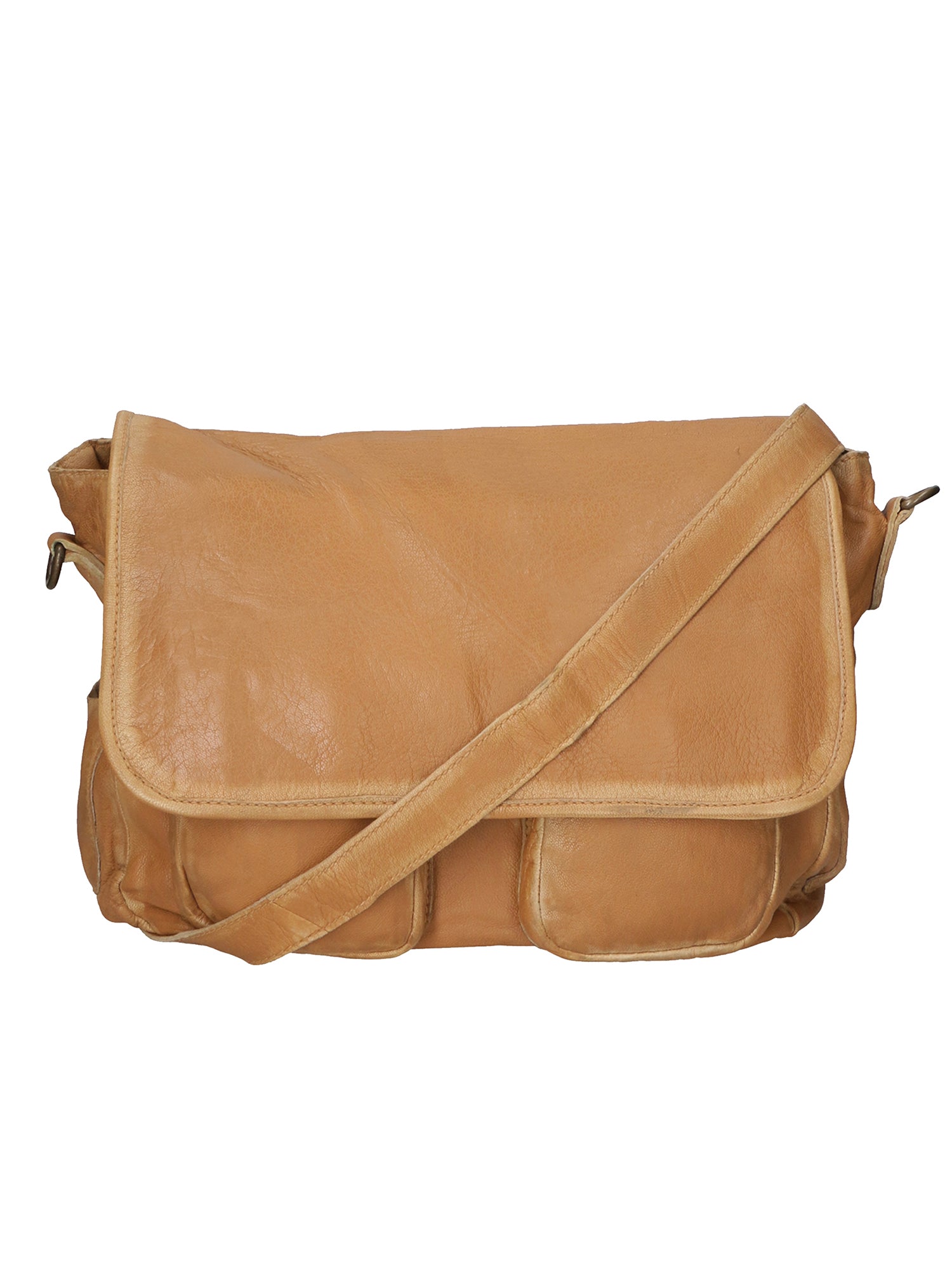 Clio Borsa a spalla da donna Vera pelle 5561-CUOIO Gave Lux