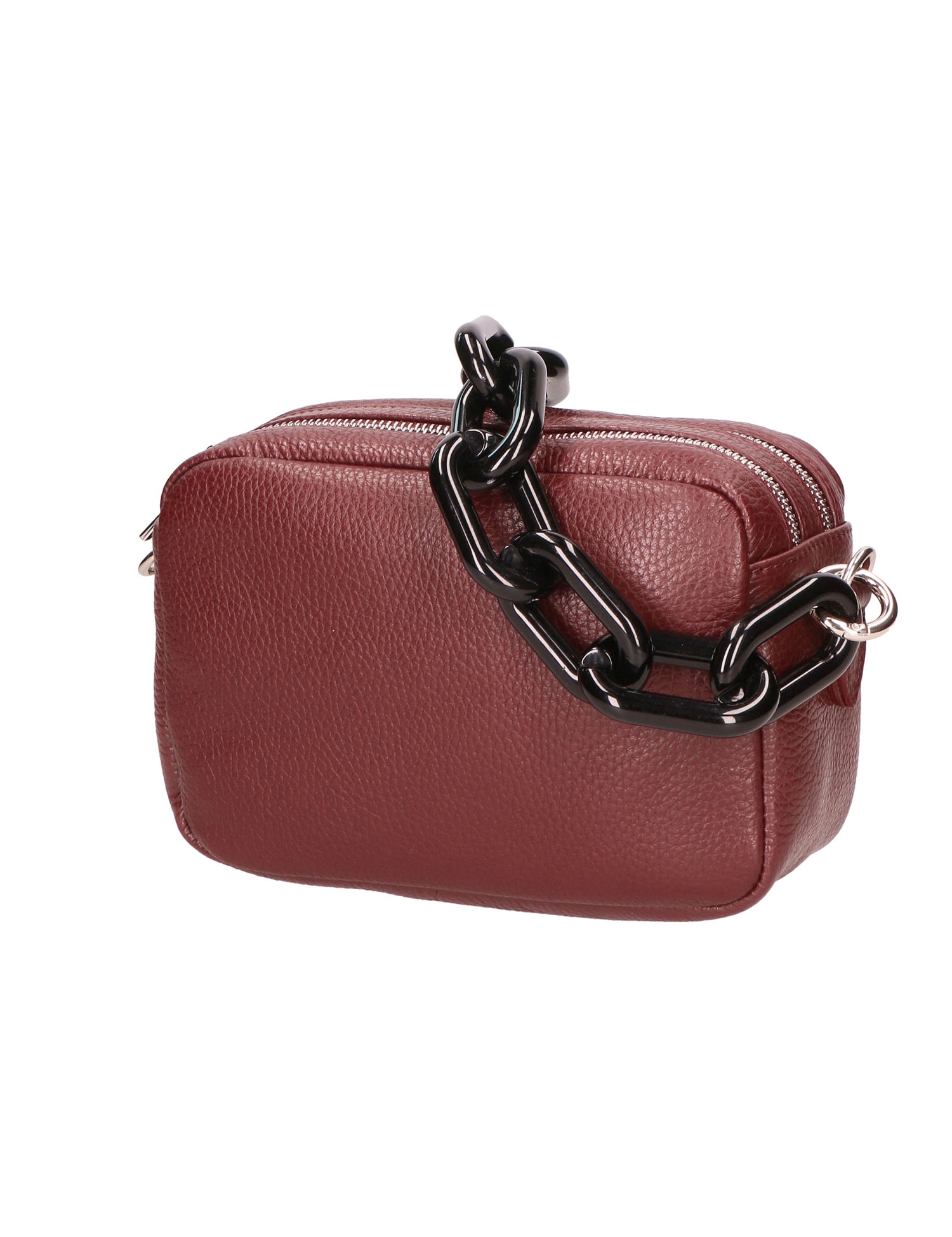 Barbara Borsa a spalla da donna Vera pelle 05706-D34 BORDO BORDEAUX Gave Lux