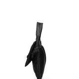 Borsa a spalla da donna Vera pelle 07172-NERO Viola Castellani