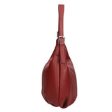 Licia Borsa a spalla da donna Vera pelle 06512-ROSSO SCURO Gave Lux