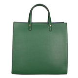 Borsa a mano da donna 100% pelle artigianale MYB-6015-FW-P 622 VERDE GREEN My Best Bag