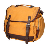 Mia Borsa a tracolla unisex Canvas e vera pelle ZG3003-CUOIO COGNAC Gave Lux