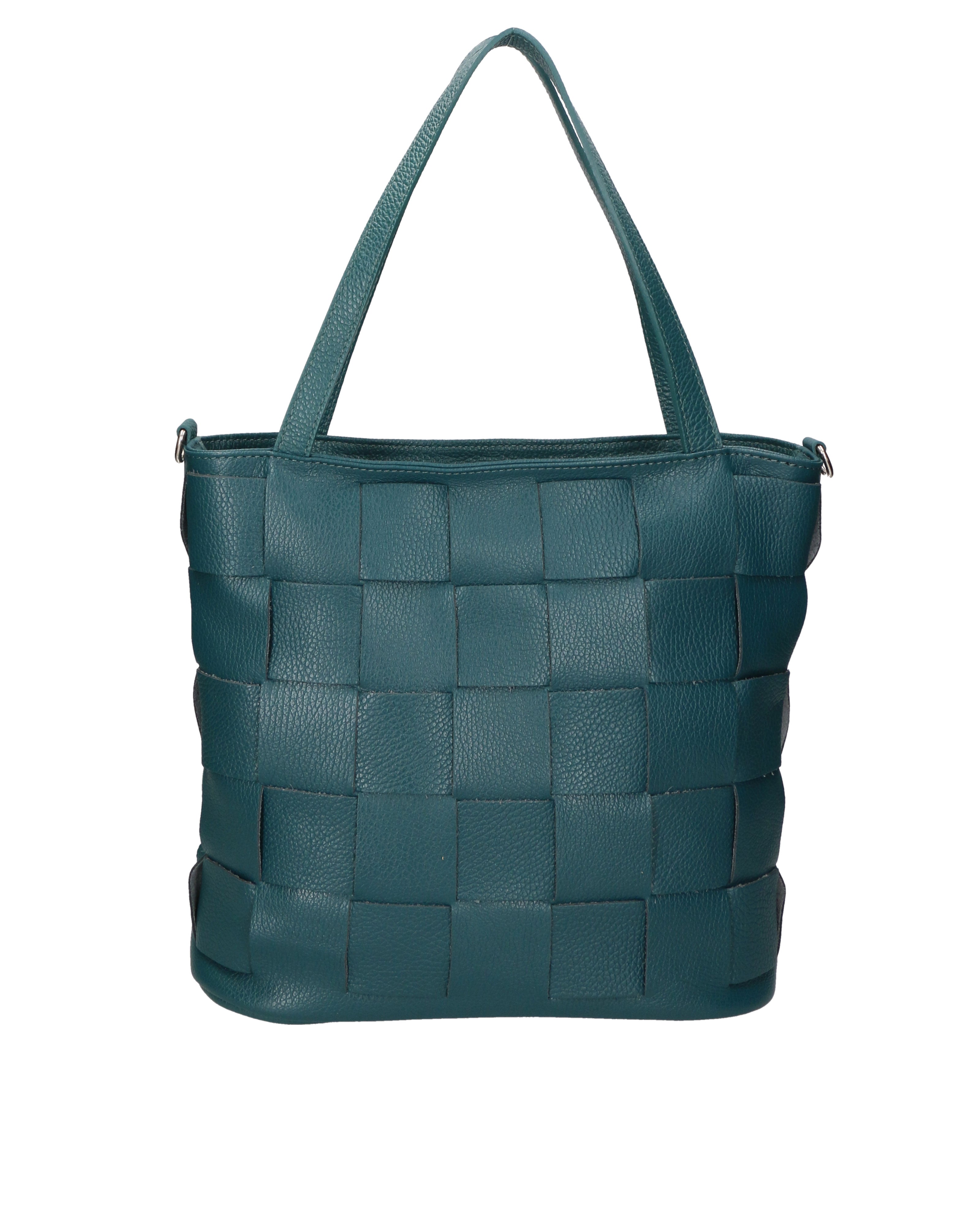 Zelia Lux Borsa a spalla da donna Vera Pelle 2118-D33 PETROLIO Chiara Ferretti