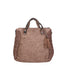 Zaffira Borsa a spalla da donna Misto nylon e pelle LK0264-FANGO Gave Lux