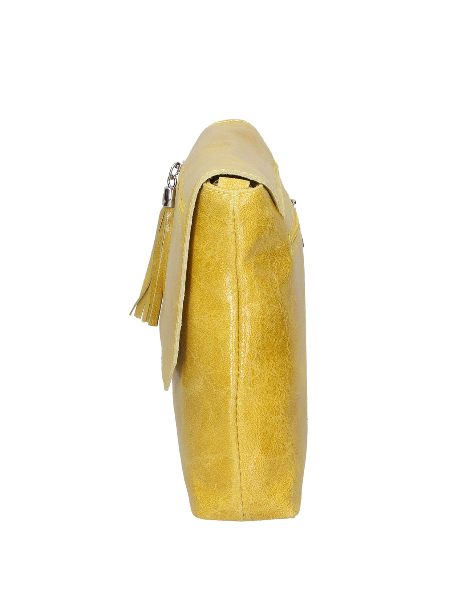 Carol Borsa a tracolla da donna Vera pelle 10035-GIALLO Gave Lux