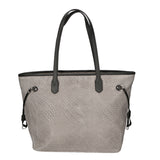 Emiliana Borsa a spalla da donna Vera pelle 80061-GRIGIO Gave Lux
