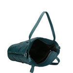 Zelia Lux Borsa a spalla da donna Vera Pelle 2118-D33 PETROLIO Chiara Ferretti