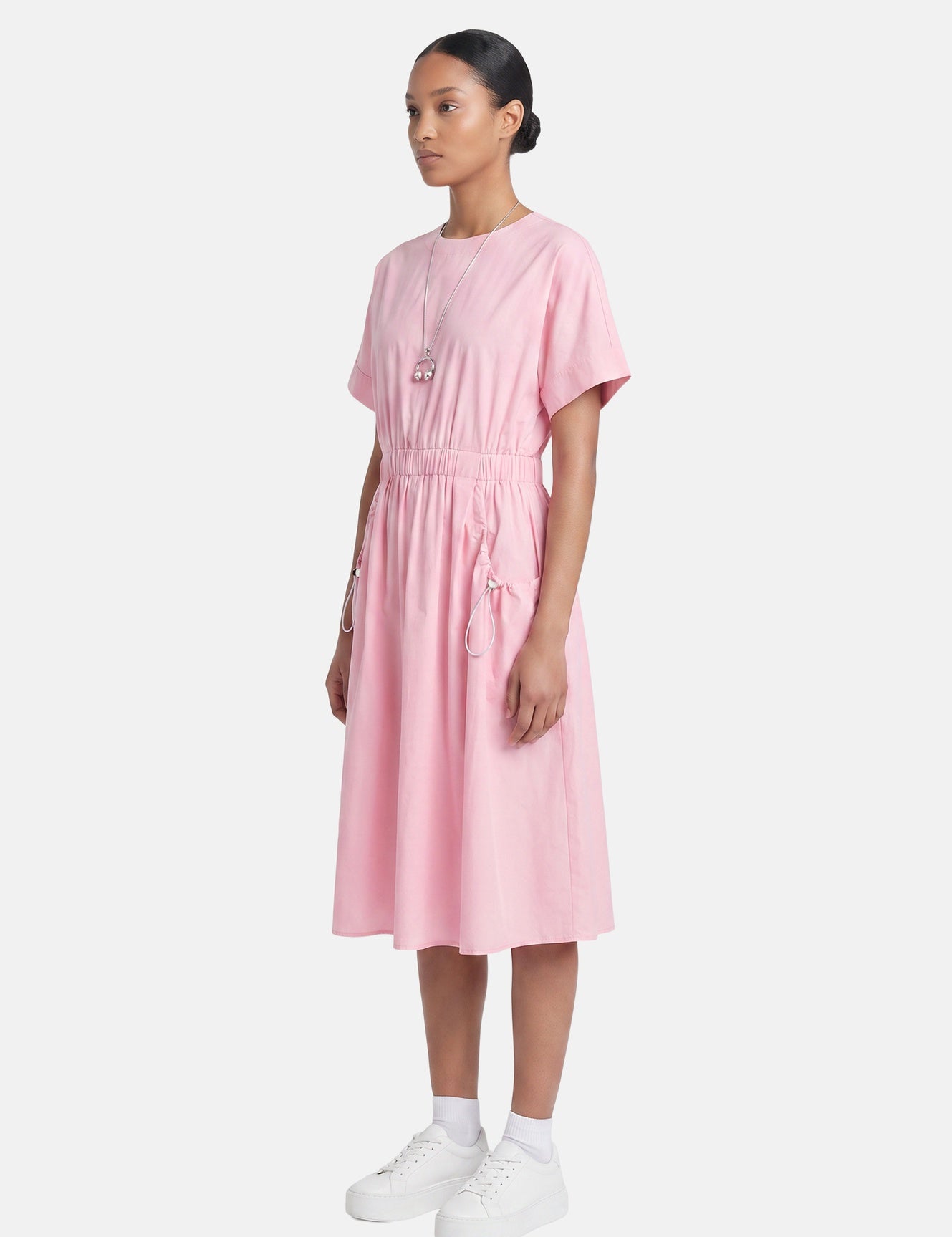 Vestito in Cotone Rosa