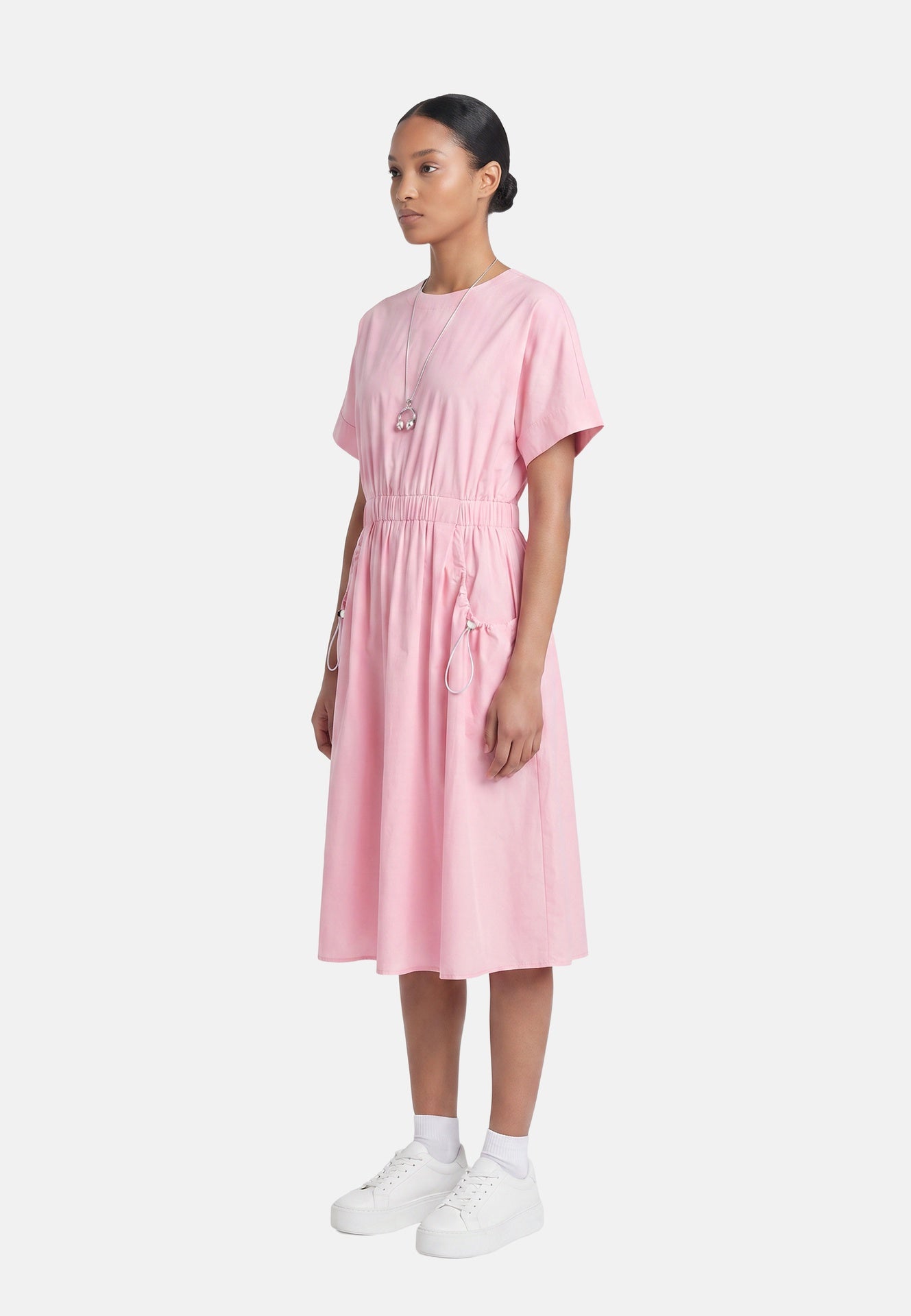 Vestito in Cotone Rosa