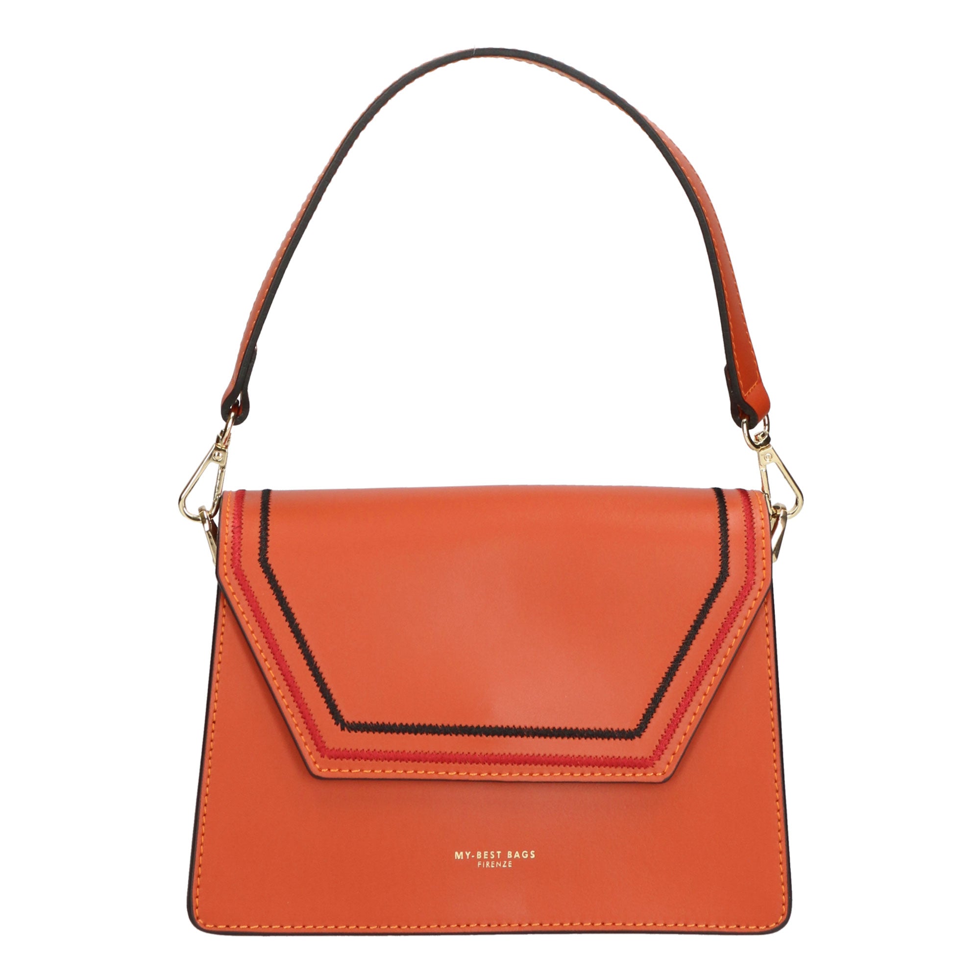 Borsa a mano da donna Vera pelle MYB-6005-FW-L311 MATTONE My Best Bag