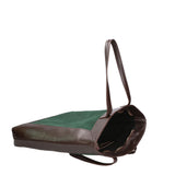 Borsa a mano da donna Pelle e Camoscio MYB-6023-FW-06058 VERDE My Best Bag