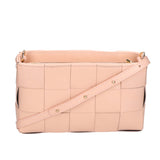Borsa a tracolla da donna 100% vera pelle MYB-7057-SS-ROSA+BEIGE My Best Bag