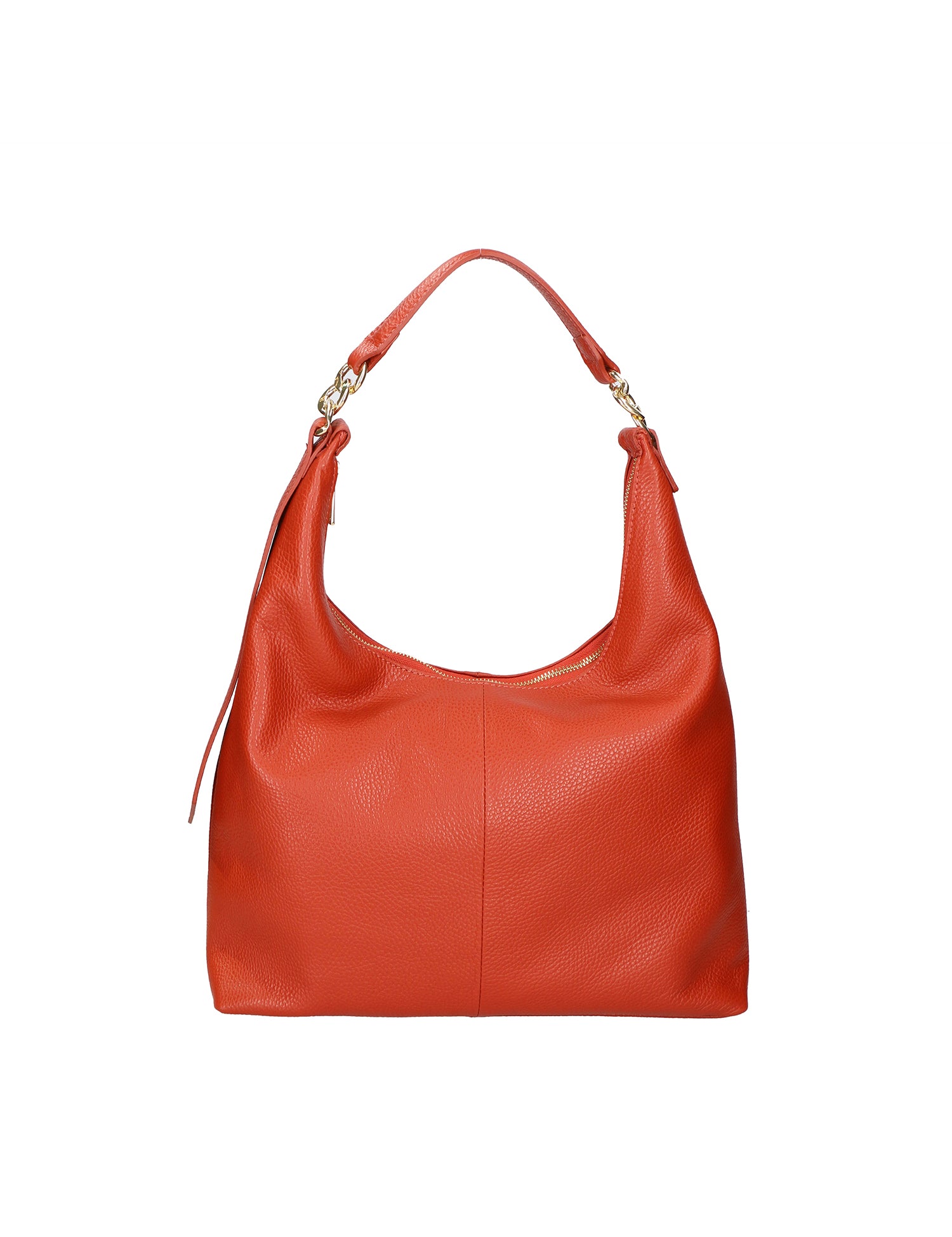 Ursula Borsa a spalla da donna Vera pelle 06673-D61 MATTONE(HP) Gave Lux