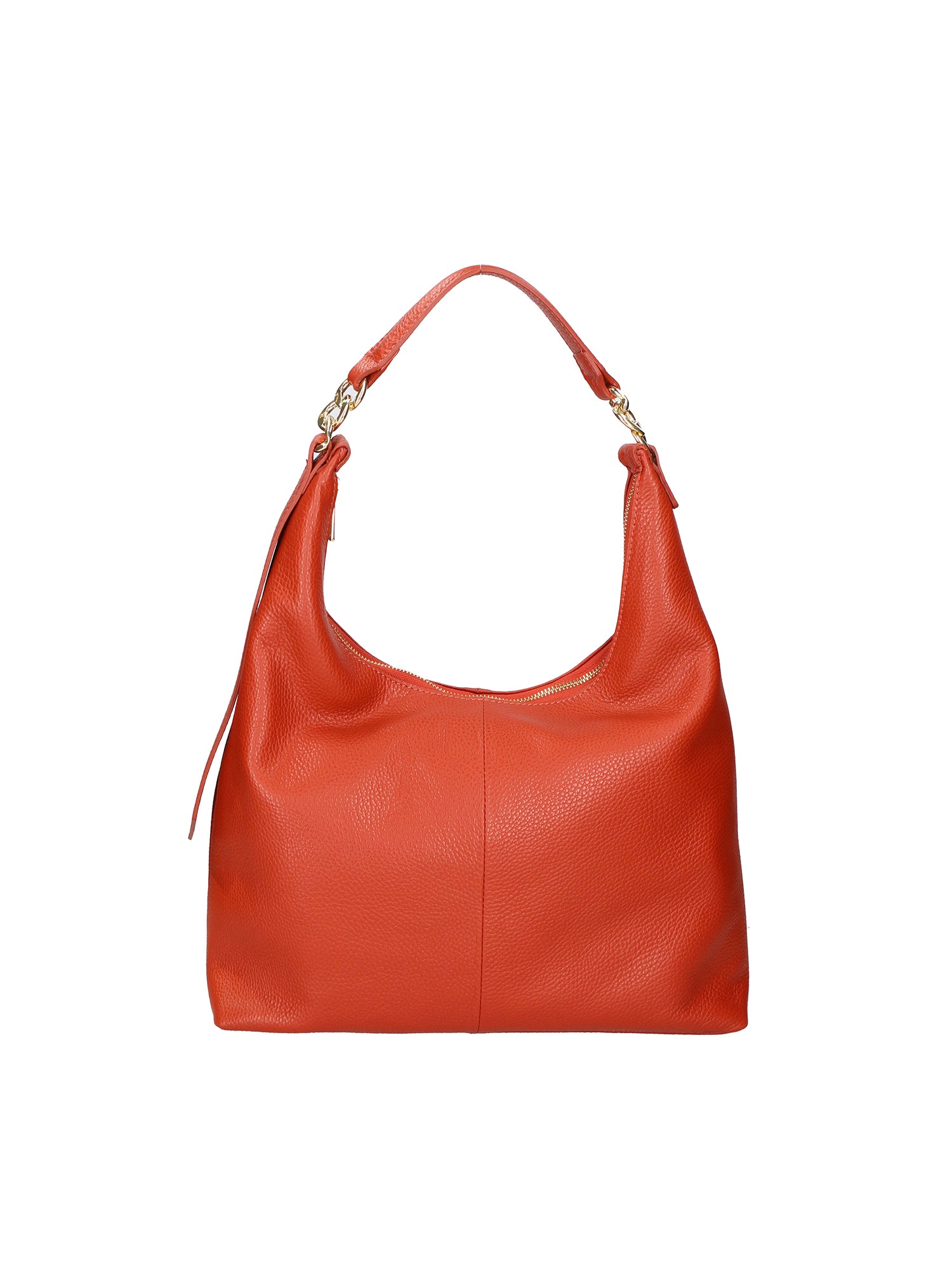 Ursula Borsa a spalla da donna Vera pelle 06673-D61 MATTONE(HP) Gave Lux