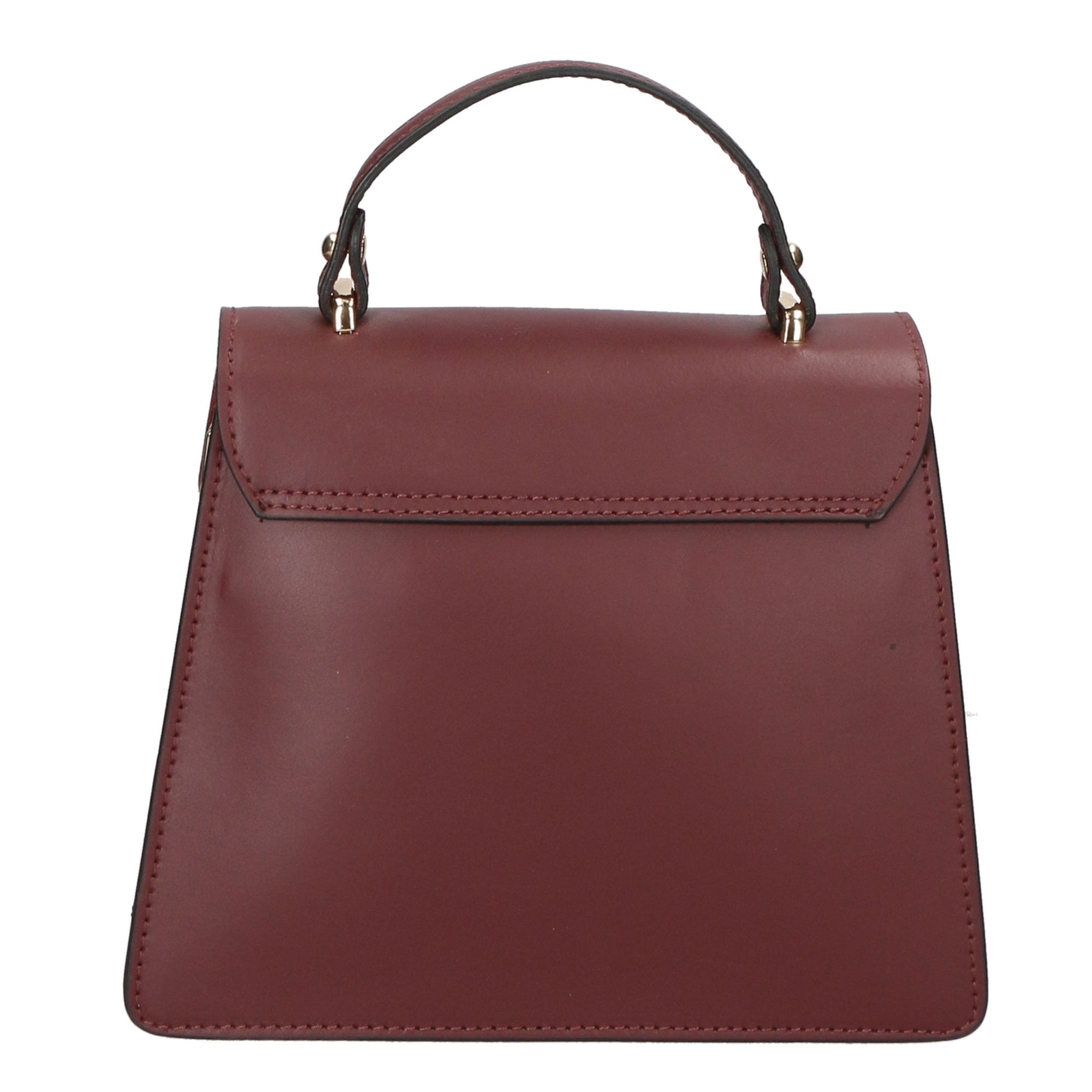 Borsa a mano da donna 100% vera pelle MYB-6004-FW-L330 VINO My Best Bag