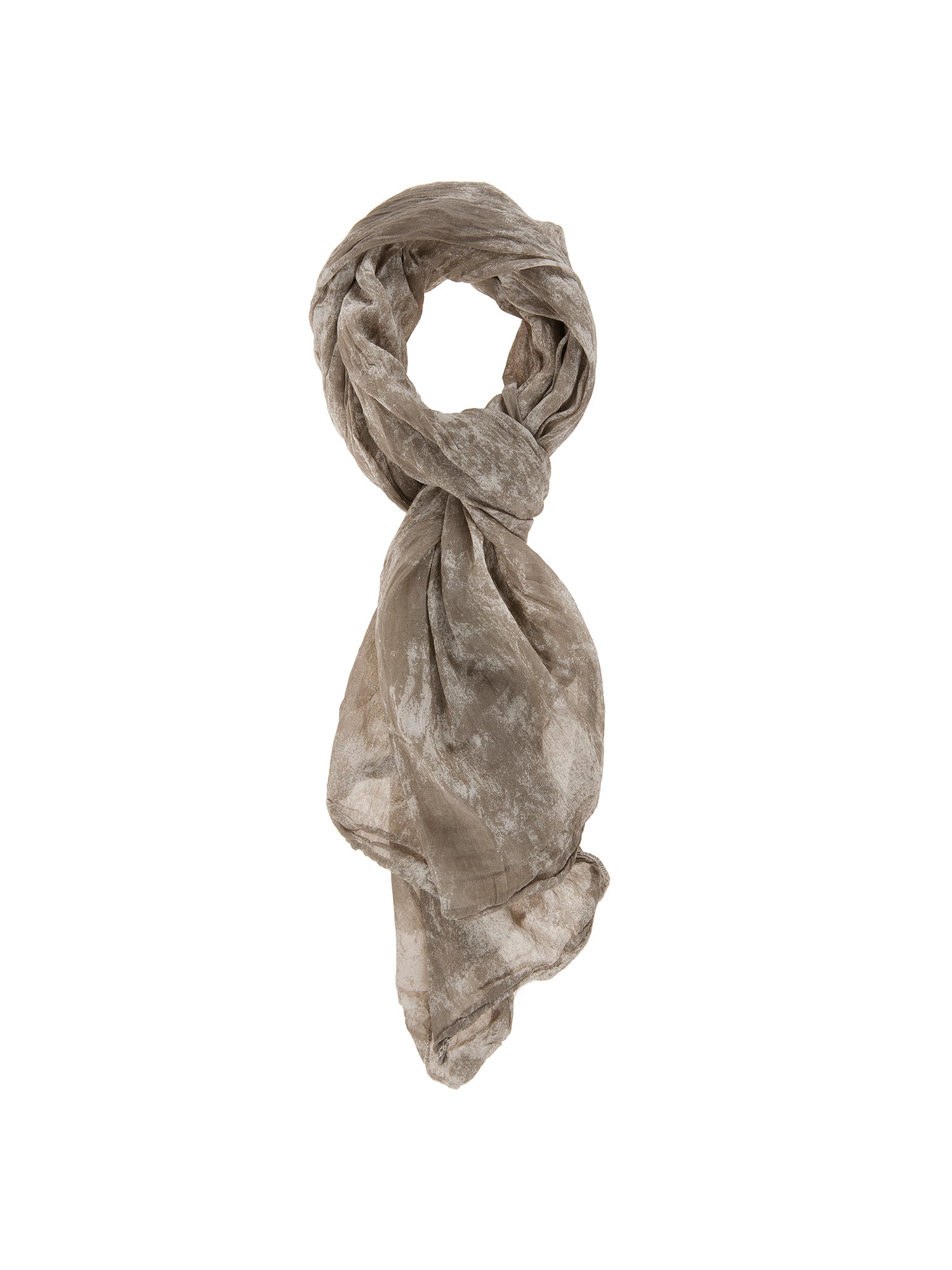 Sophy L2015-TAUPE Foulard unisex cotone e seta Gave Lux