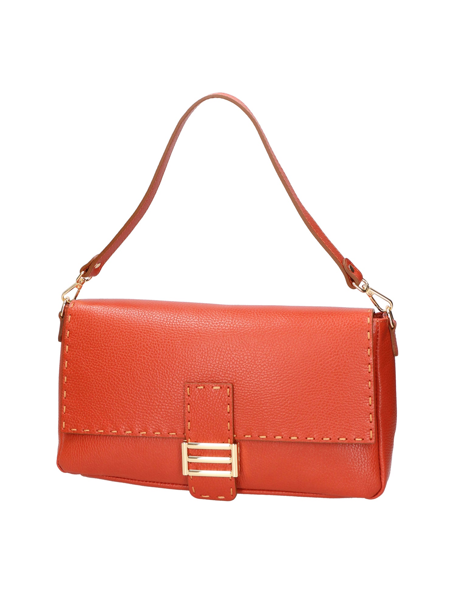 Walda Borsa a spalla da donna Vera pelle 06868-D61 MATTONE Gave Lux
