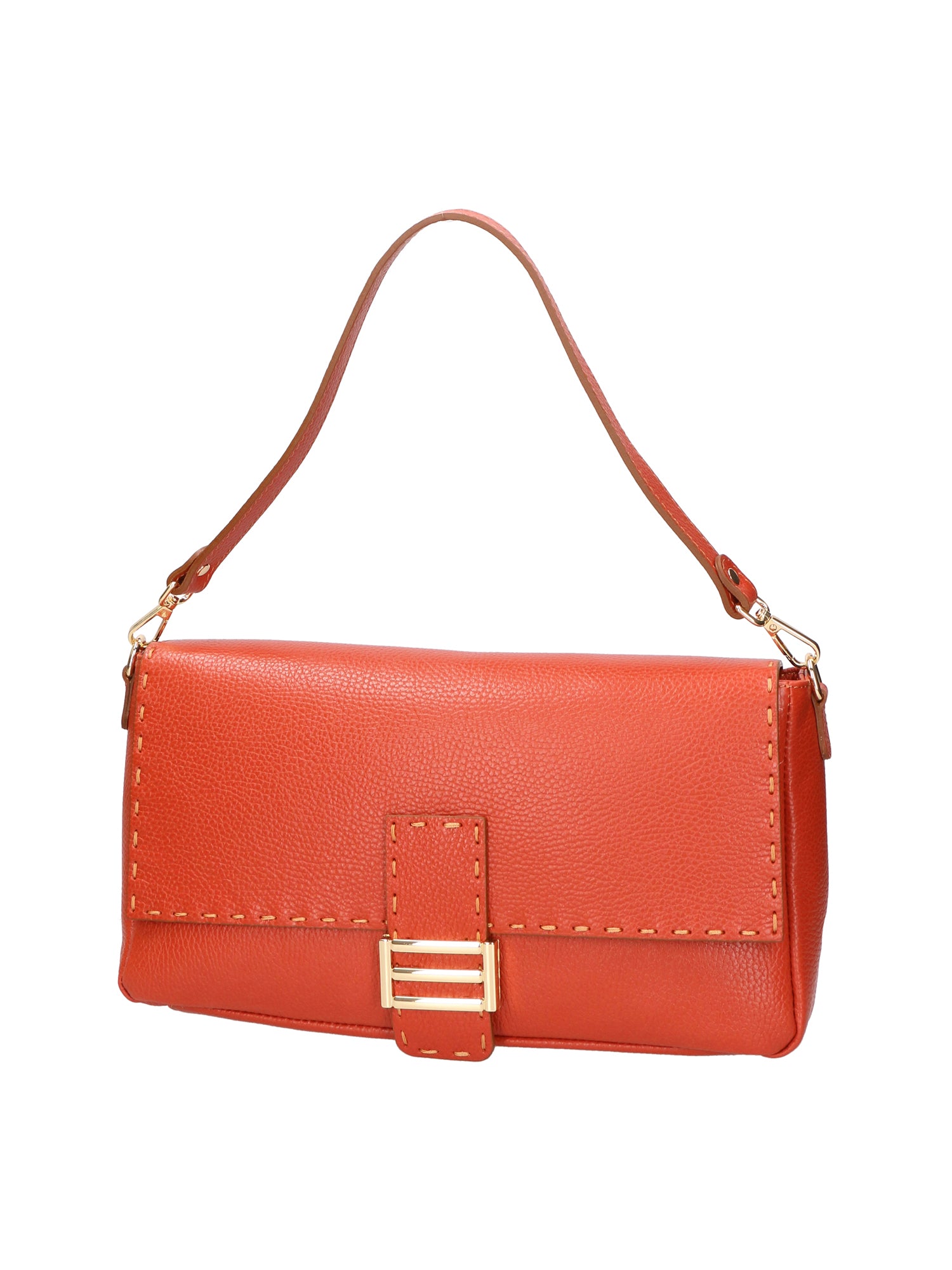 Walda Borsa a spalla da donna Vera pelle 06868-D61 MATTONE Gave Lux