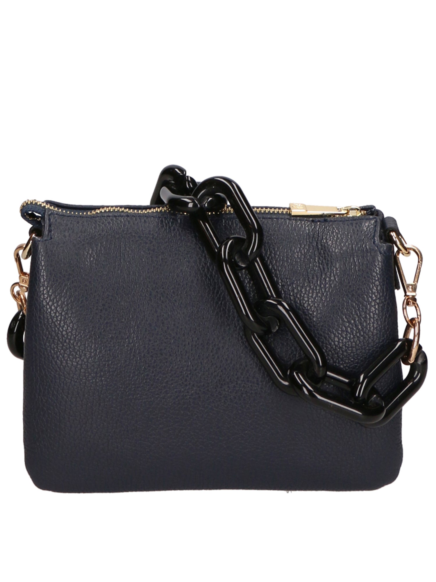 Borsa a spalla da donna Vera pelle italiana MYB-8020-FW-D26 BLU NOTTE My Best Bag