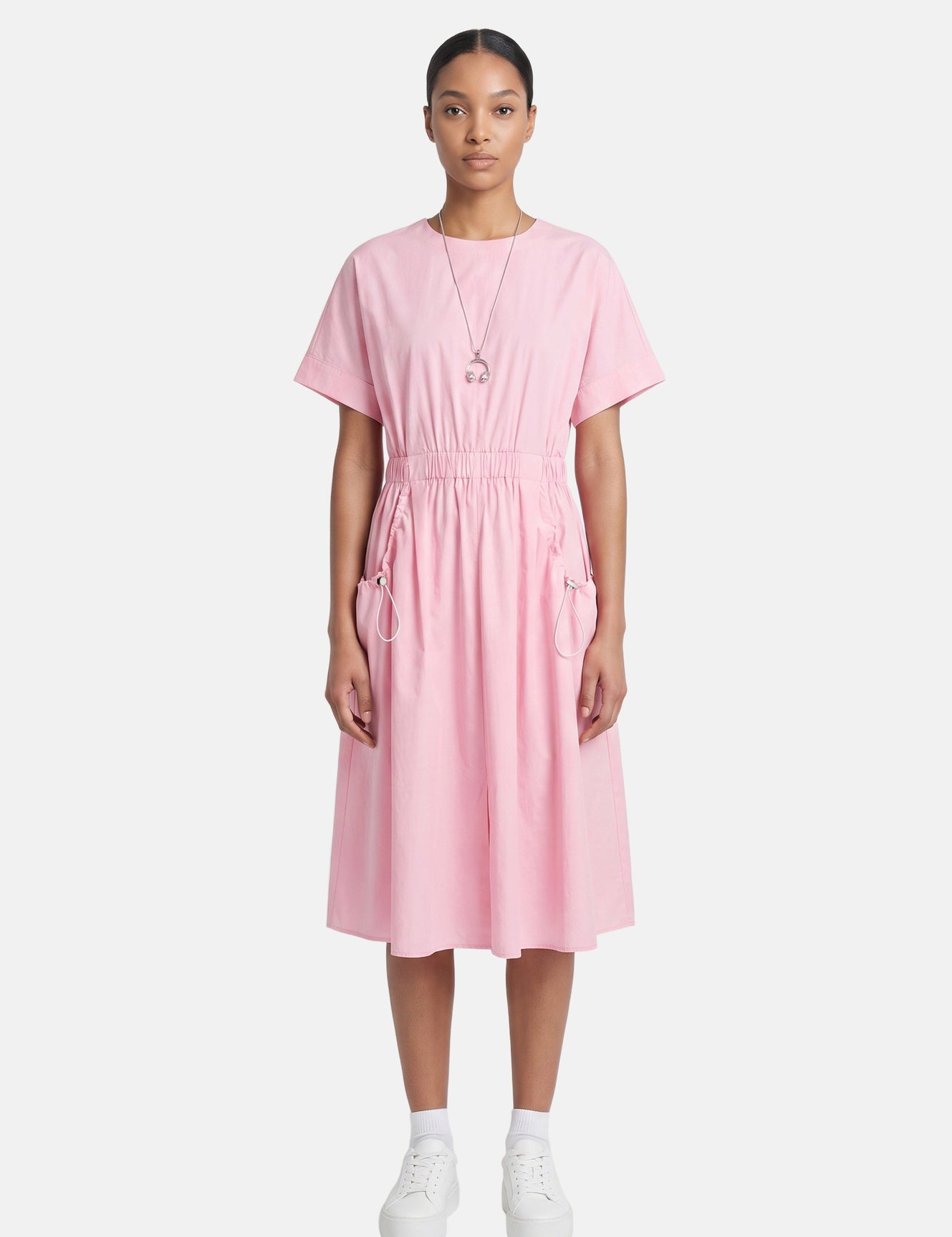 Vestito in Cotone Rosa