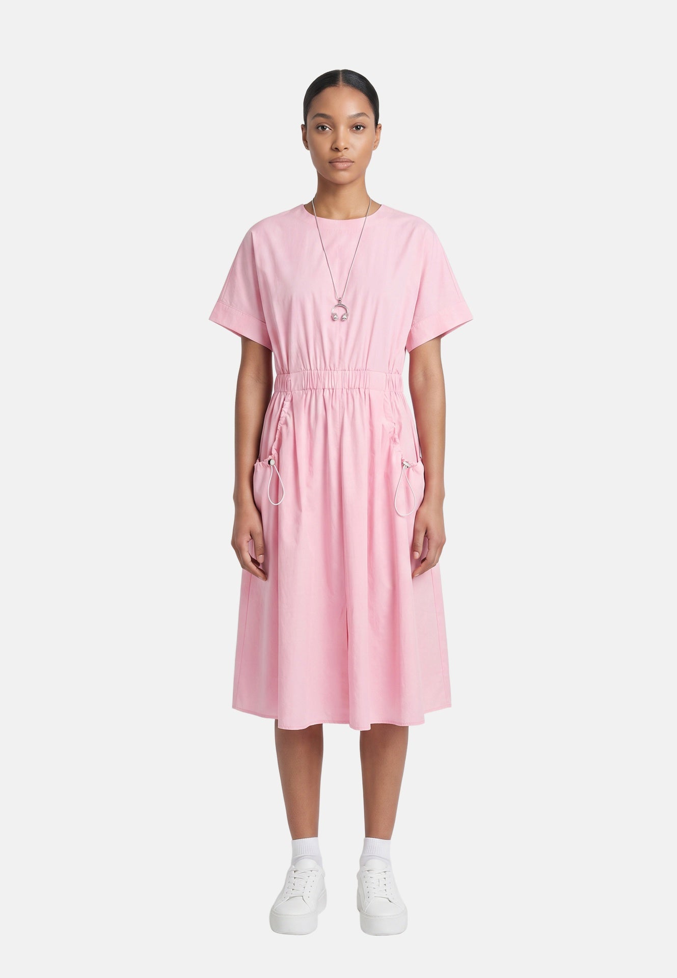 Vestito in Cotone Rosa