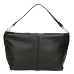 Ginevra Borsa a spalla da donna Vera pelle 05936-NERO BLACK Gave Lux