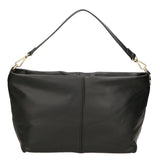Ginevra Borsa a spalla da donna Vera pelle 05936-NERO BLACK Gave Lux