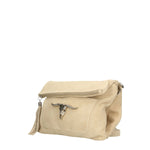 Valencia Borsa a tracolla da donna Vera pelle 8651-BEIGE Gave Lux