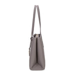 Borsa a Spalla in 100% Pu Vegan Leather Grigio