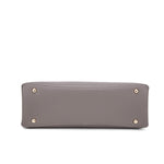 Borsa a Spalla in 100% Pu Vegan Leather Grigio