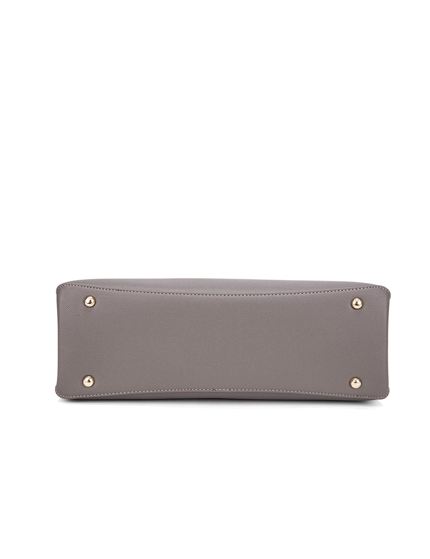 Borsa a Spalla in 100% Pu Vegan Leather Grigio