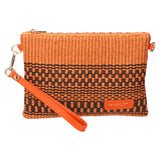 Pochette da donna in paglia Made in Italy MYB-05375-SS-ARANCIO STRAW My Best Bag