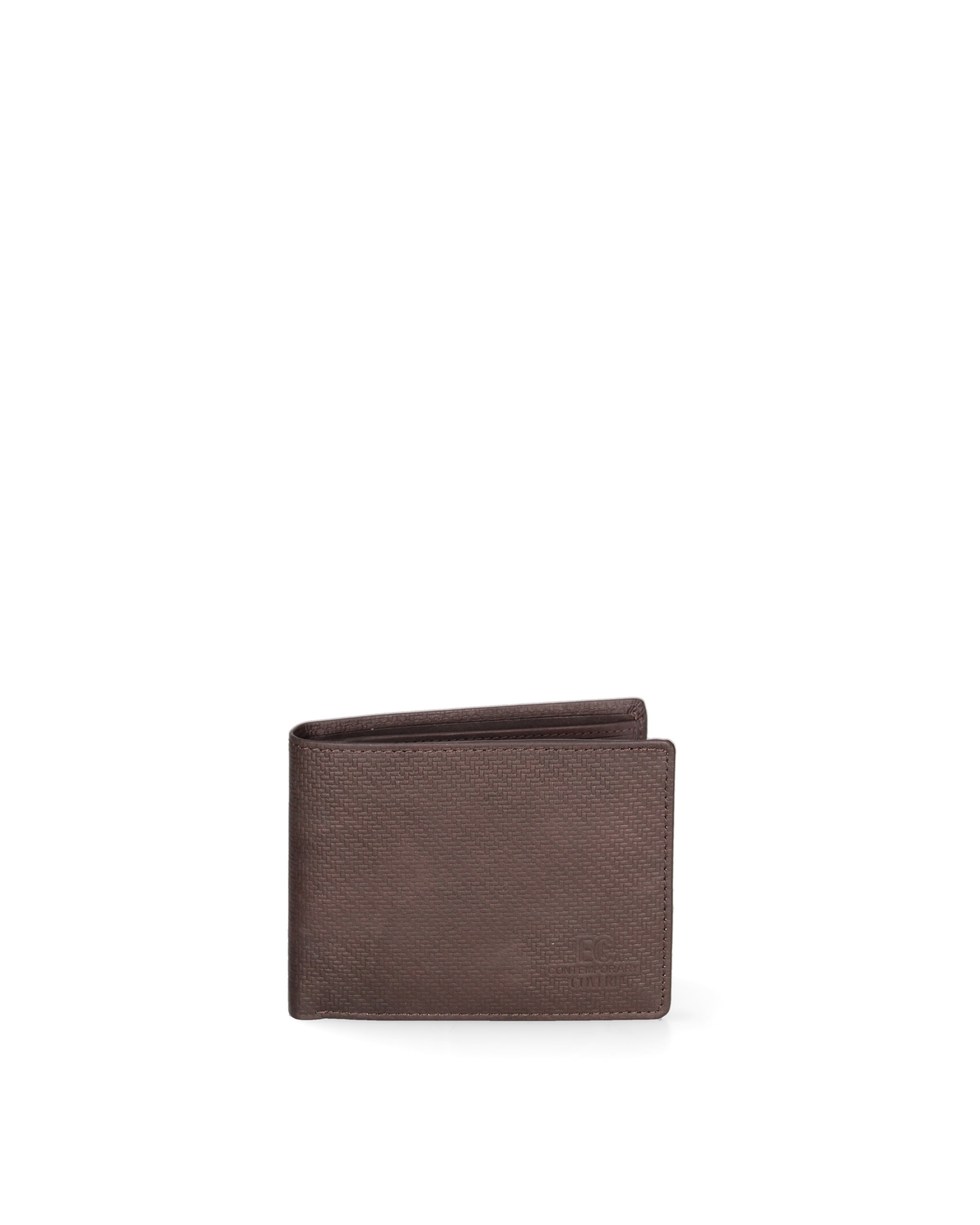 Portafoglio uomo in vera pelle Sfoderato EC7631-04-T.MORO EC Contemporaly COVERI