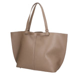 Beata Borsa a spalla da donna Vera pelle 05779-TAUPE D40 Gave Lux