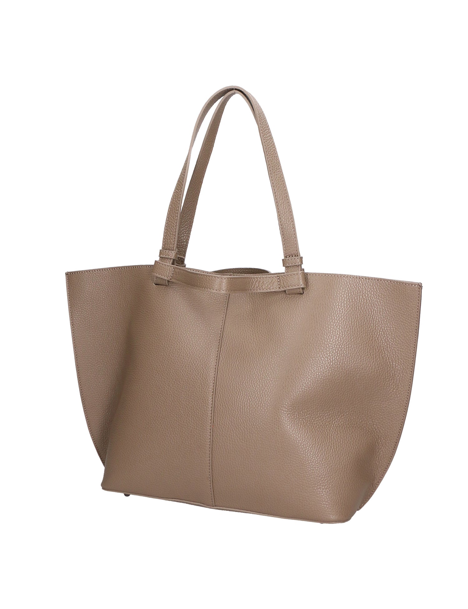 Beata Borsa a spalla da donna Vera pelle 05779-TAUPE D40 Gave Lux