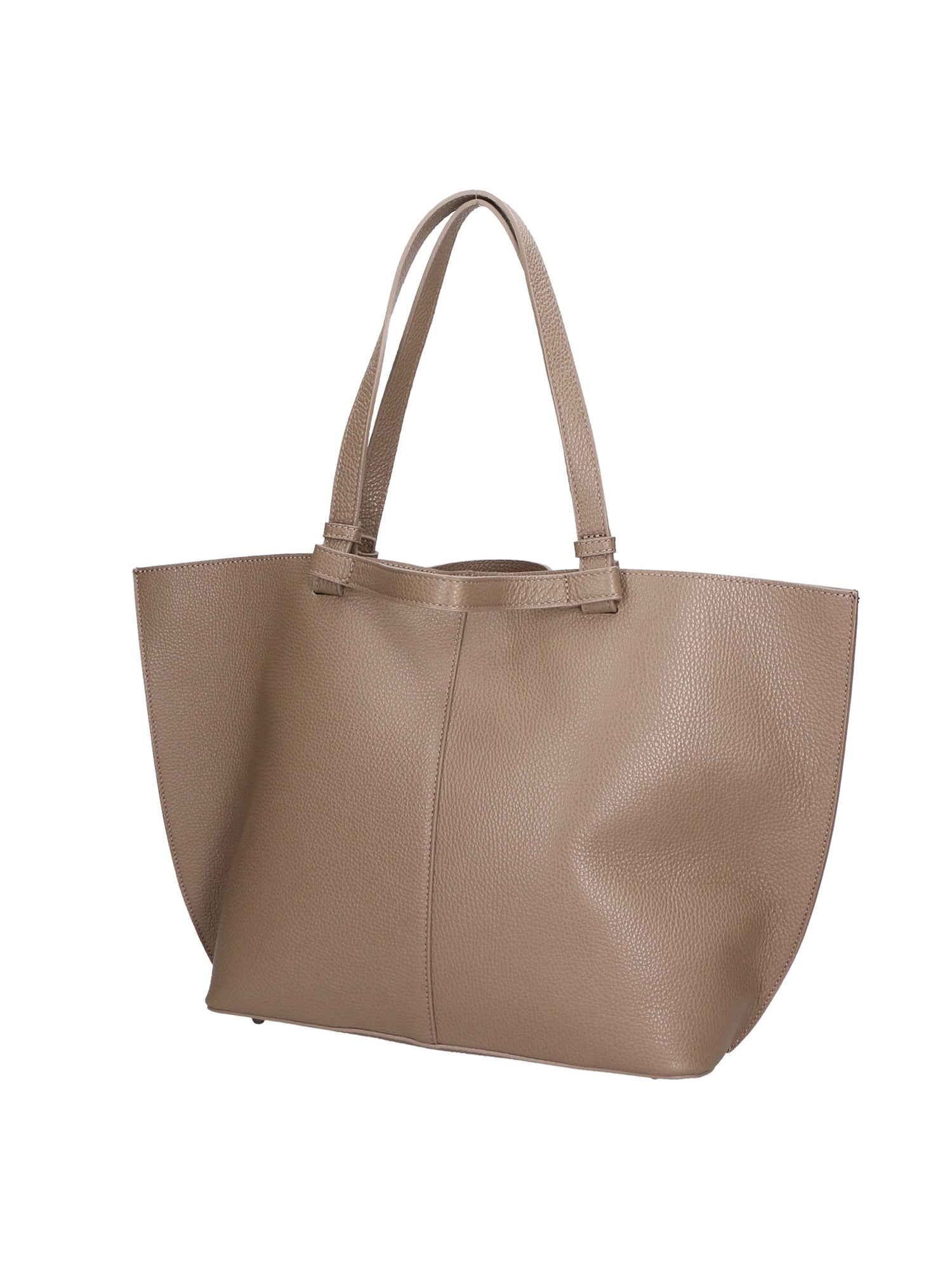 Beata Borsa a spalla da donna Vera pelle 05779-TAUPE D40 Gave Lux