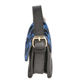 Aleide Borsa a mano da donna Vera pelle 04858-LEO G BLU Gave Lux