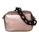 Barbara Borsa a spalla da donna Vera pelle 05706-L005 BRONZO Gave Lux