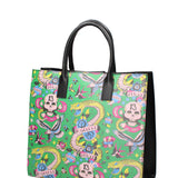 Borsa a mano da donna Vera pelle ruga JR-W-1031-BLACK-POP John Richmond