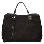 Borsa a mano da donna Paglia & Pelle MYB-05168-SS-13+D28 NERO My Best Bag