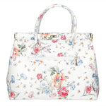 Cecilia Borsa a Mano in Vera Pelle Bianco Chiara Ferretti