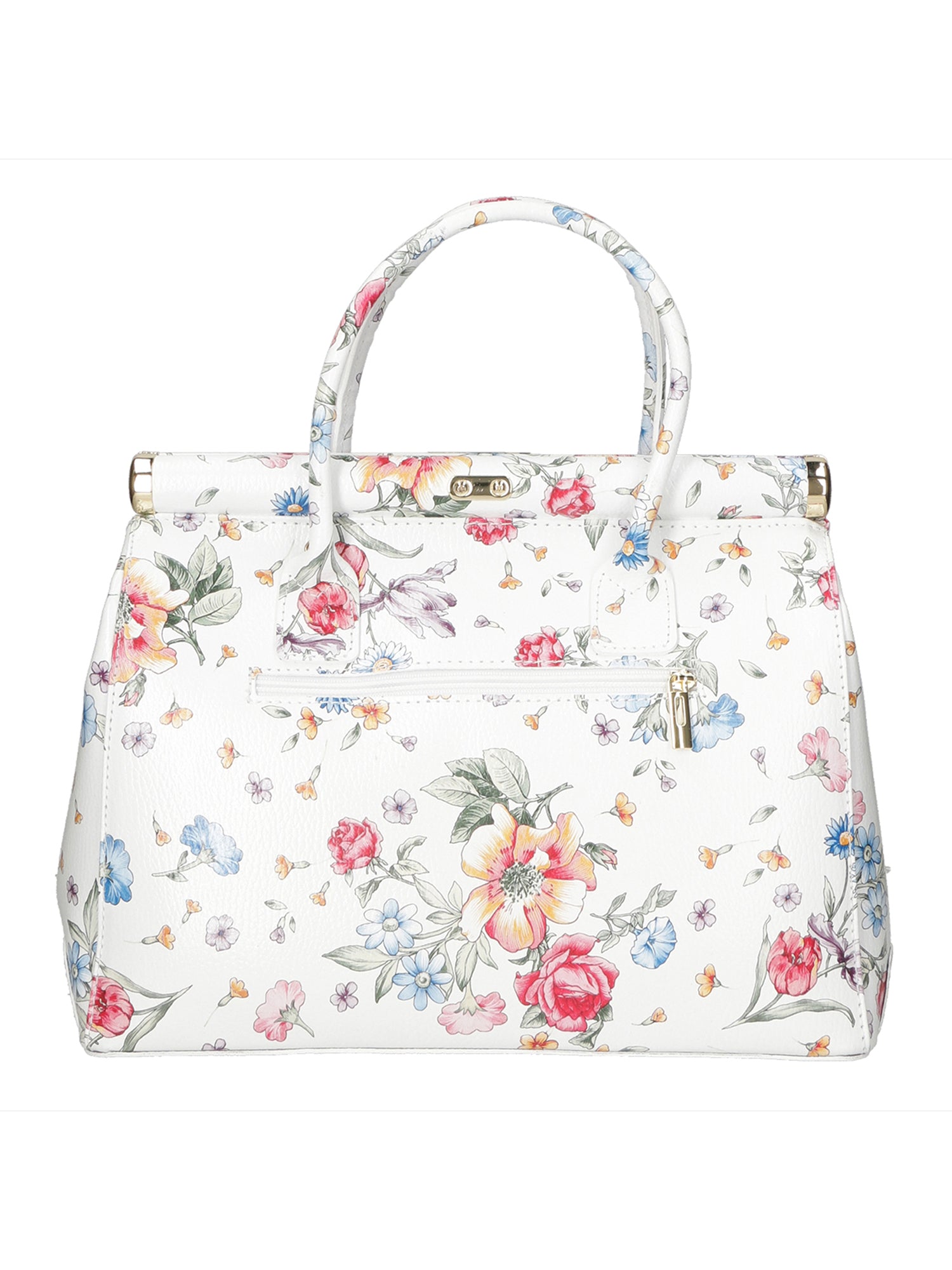Cecilia Borsa a Mano in Vera Pelle Bianco Chiara Ferretti