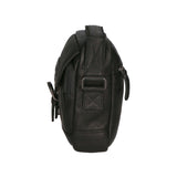 Borsa a tracolla da uomo Vera pelle RFID HILB-HT05-NERO Hill Burry