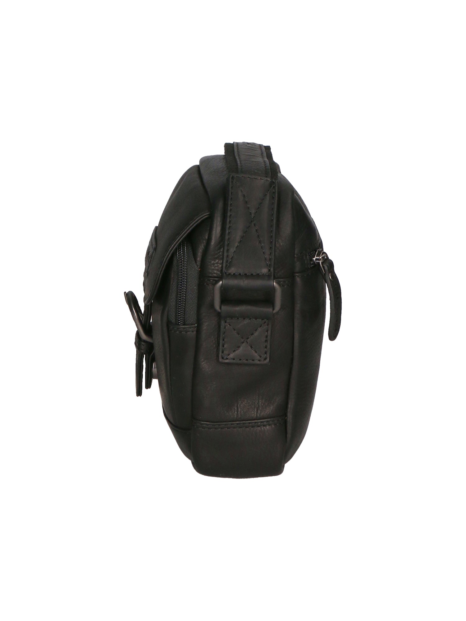 Borsa a tracolla da uomo Vera pelle RFID HILB-HT05-NERO Hill Burry